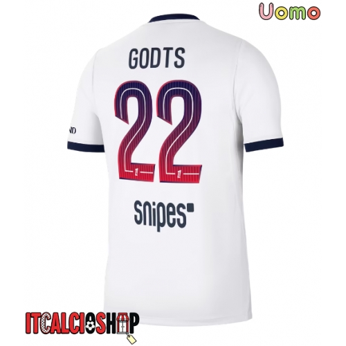Paris Saint-Germain Mika Godts #22 Seconda Maglia 2026-27 Manica Corta